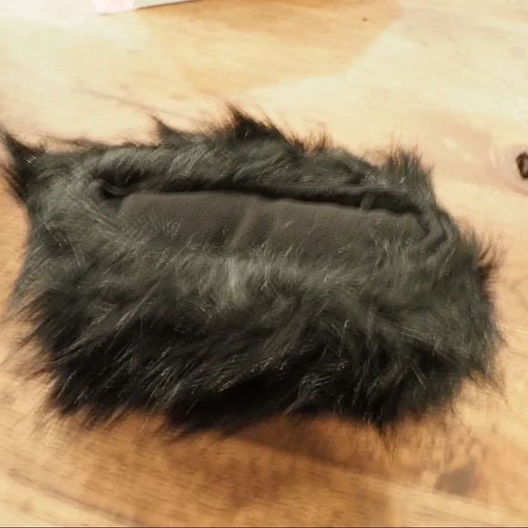 NWT Hunter black faux fur tall boot socks M 5-7 - Picture 7 of 10